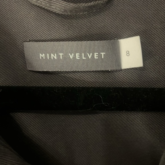 Mint Velvet Womens Grey Soft Utility Jacket Lightweight Size US 8 UK 12 - Picture 6 of 8